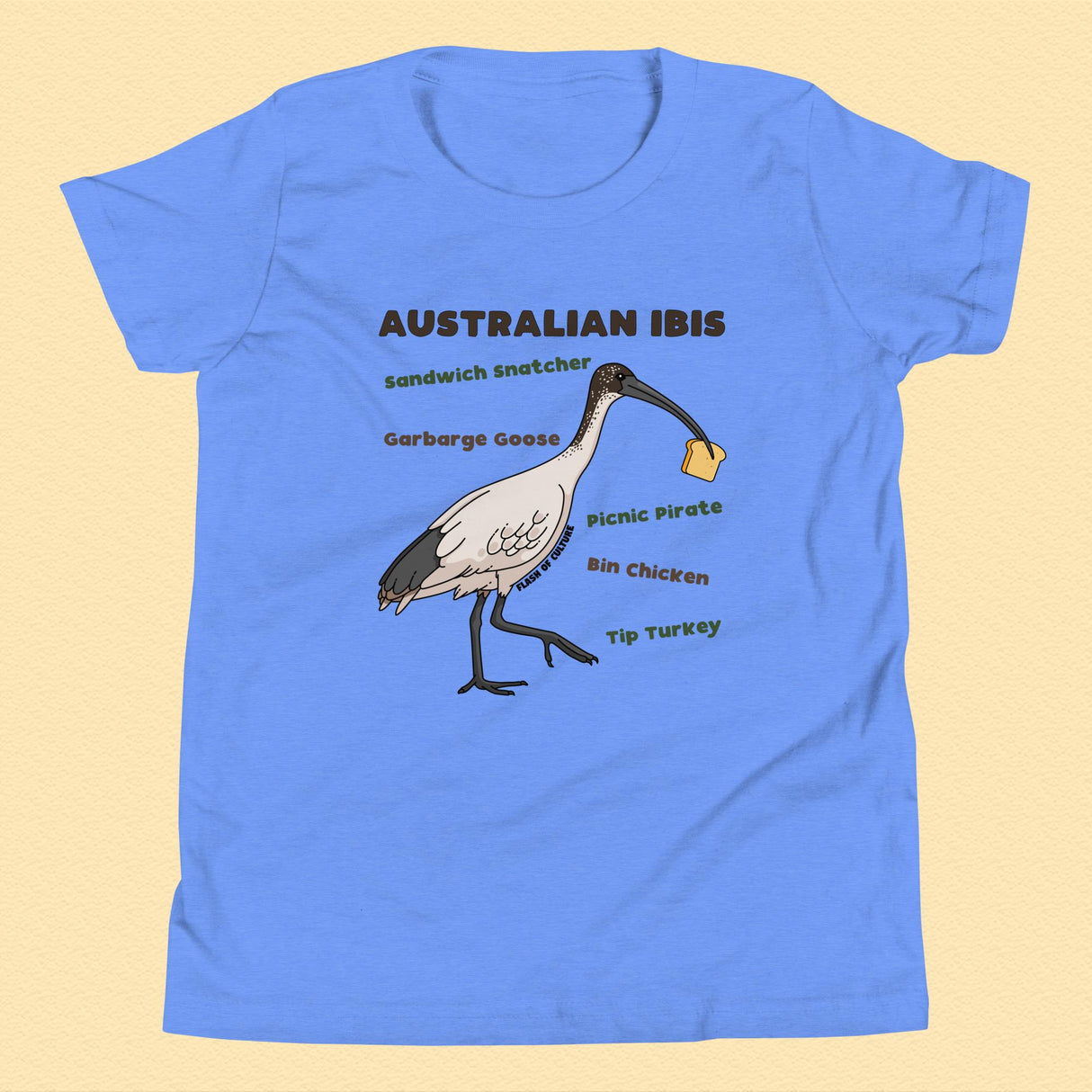 Australian Ibis Bin Chicken T-Shirt for Kids