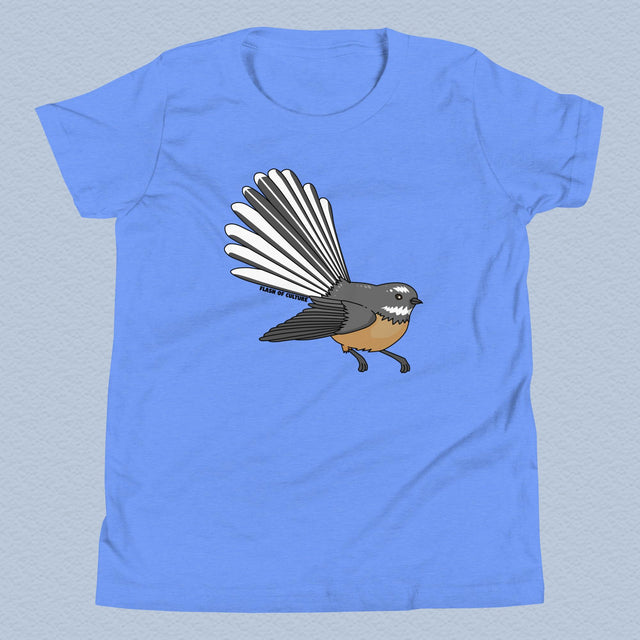 New Zealand Fantail Bird T-Shirt Kids