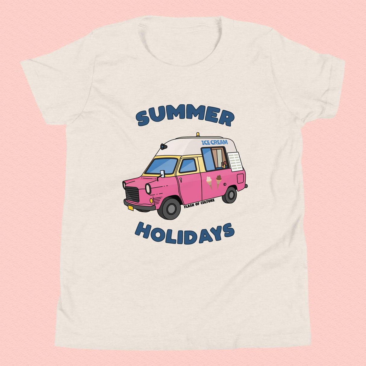 Summer Holidays Ice Cream Van Kids T-Shirt