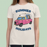 Summer Holidays Ice Cream Van Kids T-Shirt