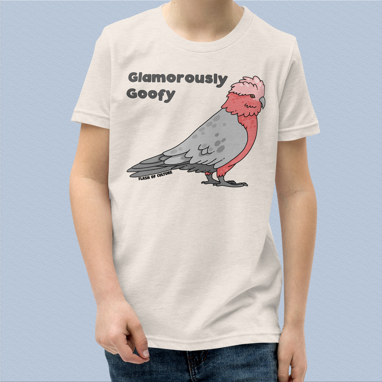 Australian Galah T-Shirt, Glamorously Goofy Design, Kids T-Shirt