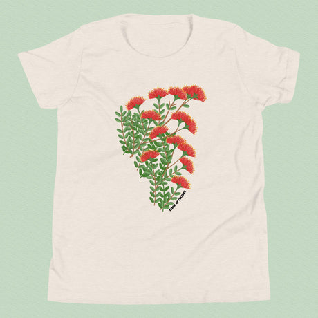 New Zealand Pohutukawa T-Shirt Kids Youth