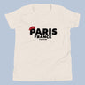 Paris France Beret T-Shirt Kids