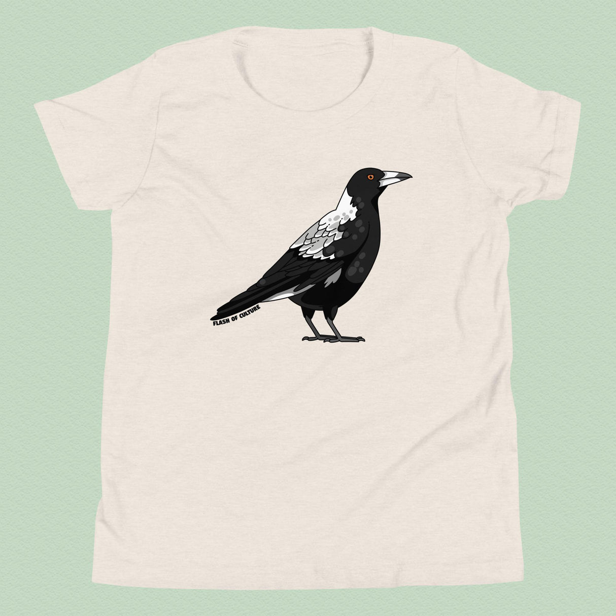 Australian Magpie Kids T-shirt Ages 6+