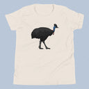 Australian Cassowary T-Shirt Kids Youth Size 6+ years