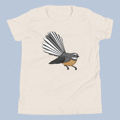 New Zealand Fantail Bird T-Shirt Kids