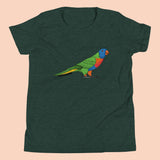 Australian Rainbow Lorikeet Kids T-shirt Ages 6+