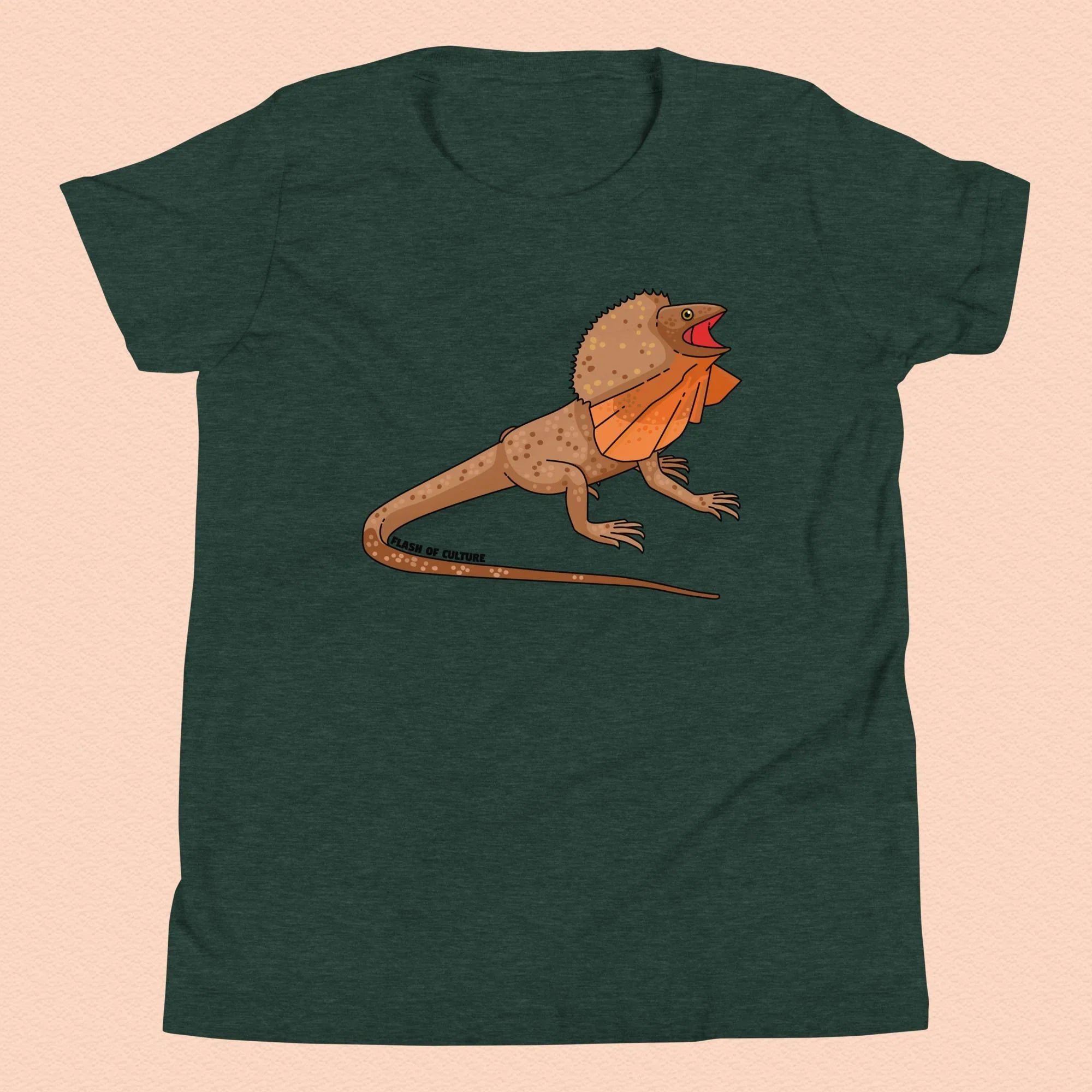 Frilled-Neck Lizard T-Shirt Kids Youth Size 6+ years – Flash of