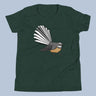New Zealand Fantail Bird T-Shirt Kids