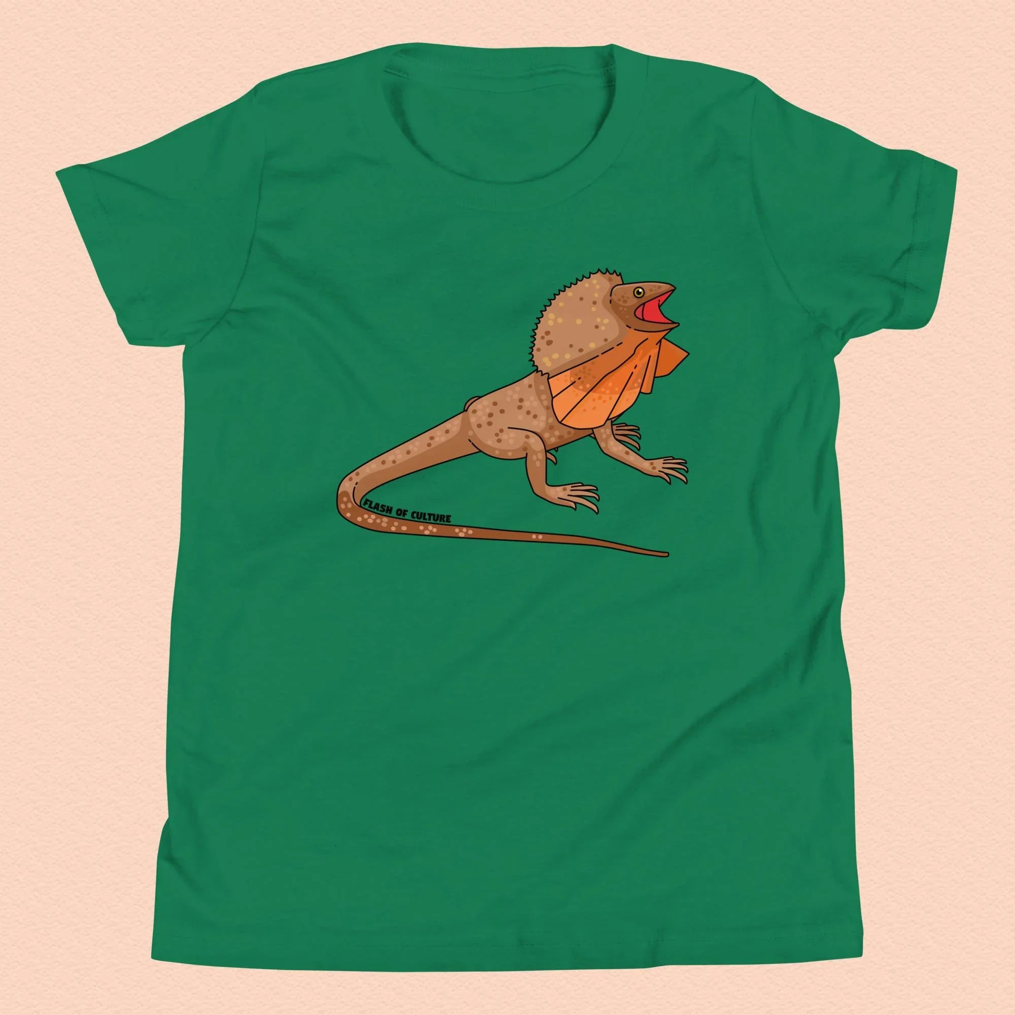 Frilled-Neck Lizard T-Shirt Kids Youth Size 6+ years – Flash of