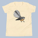 New Zealand Fantail Bird T-Shirt Kids Youth Size 6+ years