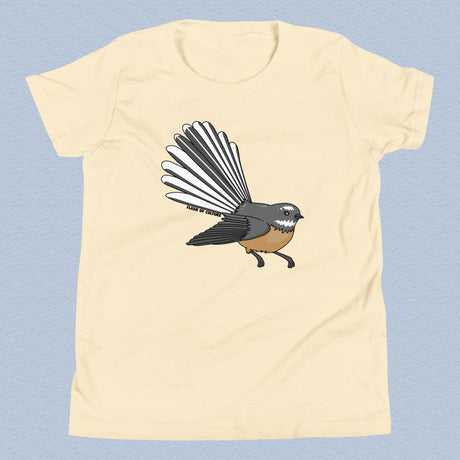 New Zealand Fantail Bird T-Shirt Kids