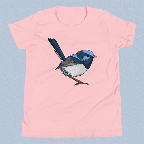 Superb Fairy Wren T-Shirt Kids Youth Size 6+ years
