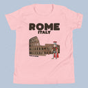 Rome Italy Colosseum Gladiator T-Shirt Kids Youth Size 6+ years