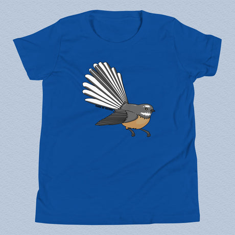 New Zealand Fantail Bird T-Shirt Kids