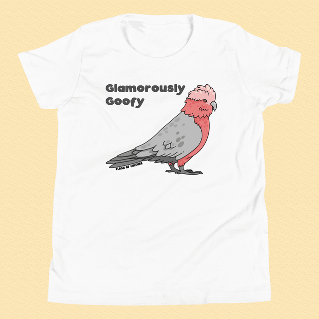 Australian Galah T-Shirt, Glamorously Goofy Design, Kids T-Shirt