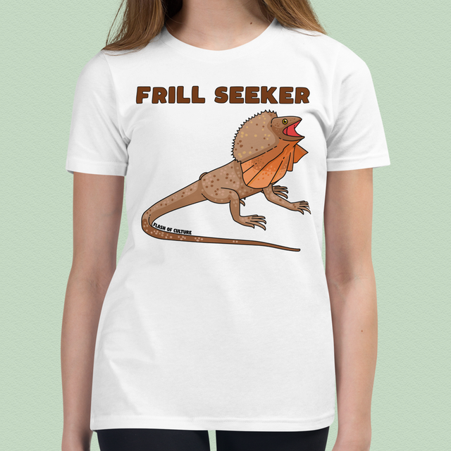 Australian Frill Neck LIzard T-Shirt Frill Seeker Kids