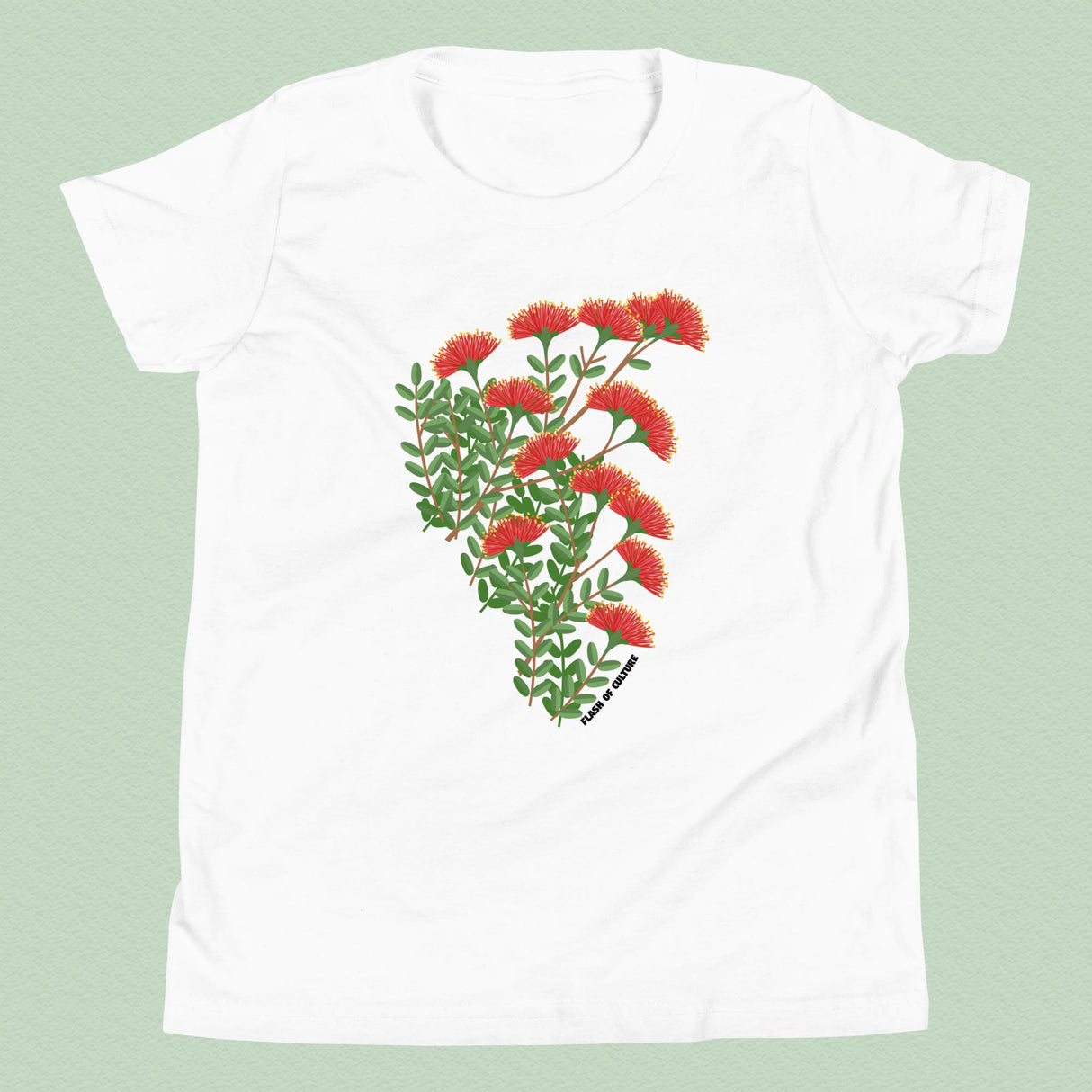 New Zealand Pohutukawa T-Shirt Kids Youth