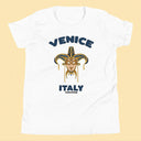 Venetian Mask Italy T-Shirt Kids Youth Size 6+ years