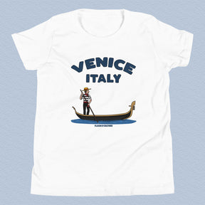 Venice Italy Gondola T-Shirt Kids Youth Size 6+ years