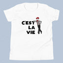 C'est La Vie T-Shirt Kids, French Tshirts Youth Size 6+ years