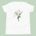 Italian Lily Flower T-Shirt Kids Youth Size 6+ years