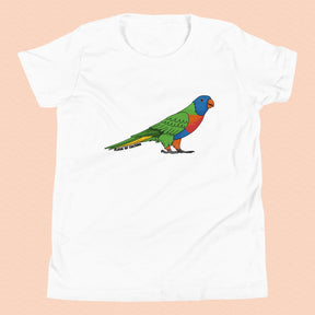 Australian Rainbow Lorikeet T-Shirt Kids Youth Size 6+ years