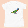 Australian Rainbow Lorikeet Kids T-shirt Ages 6+