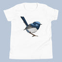 Superb Fairy Wren T-Shirt Kids Youth Size 6+ years