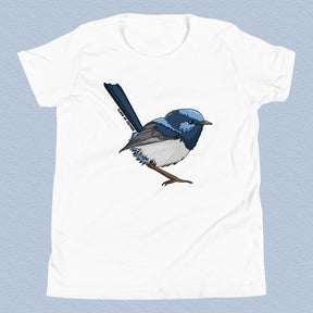 Superb Fairy Wren T-Shirt Kids Youth Size 6+ years