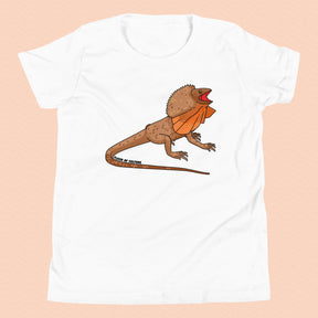 Frilled-Neck Lizard T-Shirt Kids Youth Size 6+ years