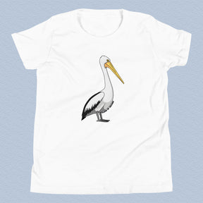 Australian Pelican Kids T-Shirt Kids Youth Size 6+ years