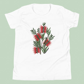 Australian Bottlebrush T-Shirt Kids Youth Size 6+ years