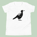 Australian Magpie T-Shirt Kids Youth Size 6+ years