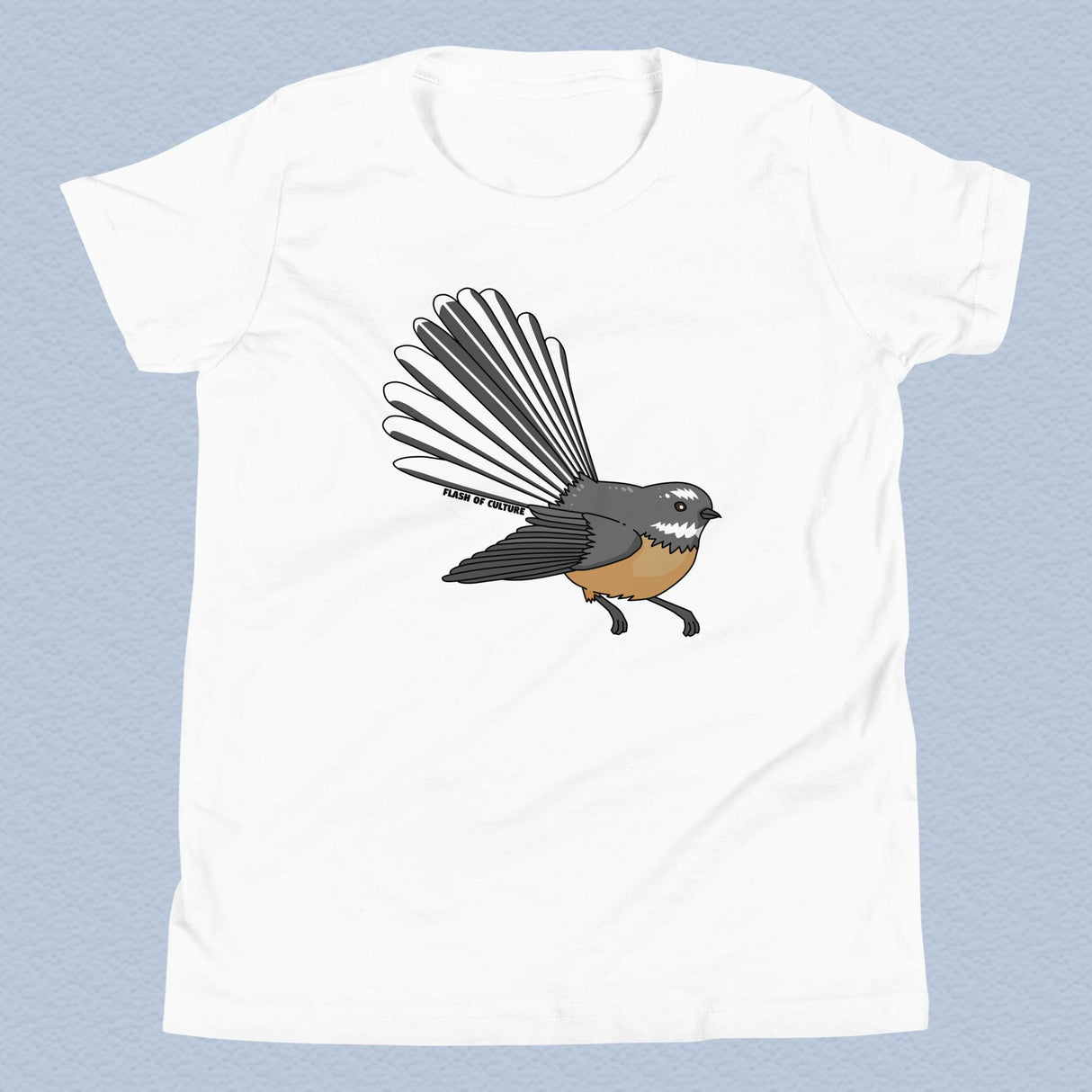 New Zealand Fantail Bird T-Shirt Kids