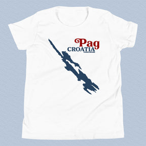 Pag Island Croatia T-Shirt Kids Youth Size 6+ years